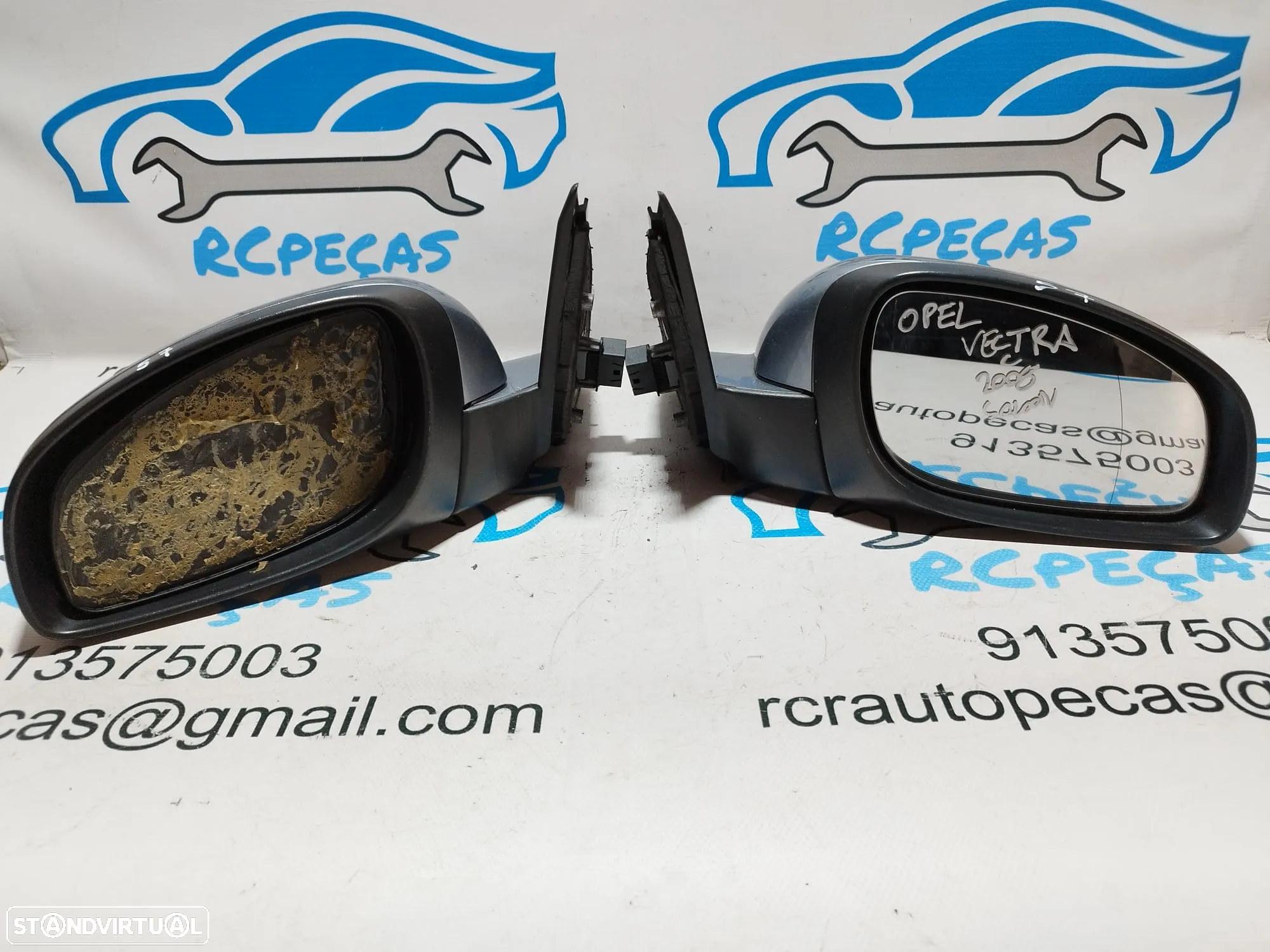 ESPELHO RETROVISOR ESQUERDO DIREITO OPEL VECTRA C GM24436145 24436145 GM24436147 24436147 OPEL SIGNUM ELETRICO AQUECIDO ESPELHOS RETROVISORES - 3