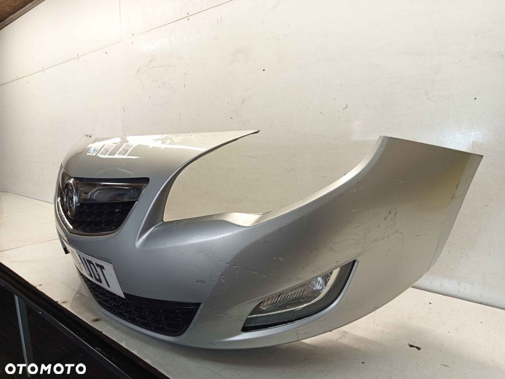 + ZDERZAK PRZÓD PRZEDNI OPEL ASTRA J 4 IV Z176 Z157 SREBRNY HALOGENY - 2