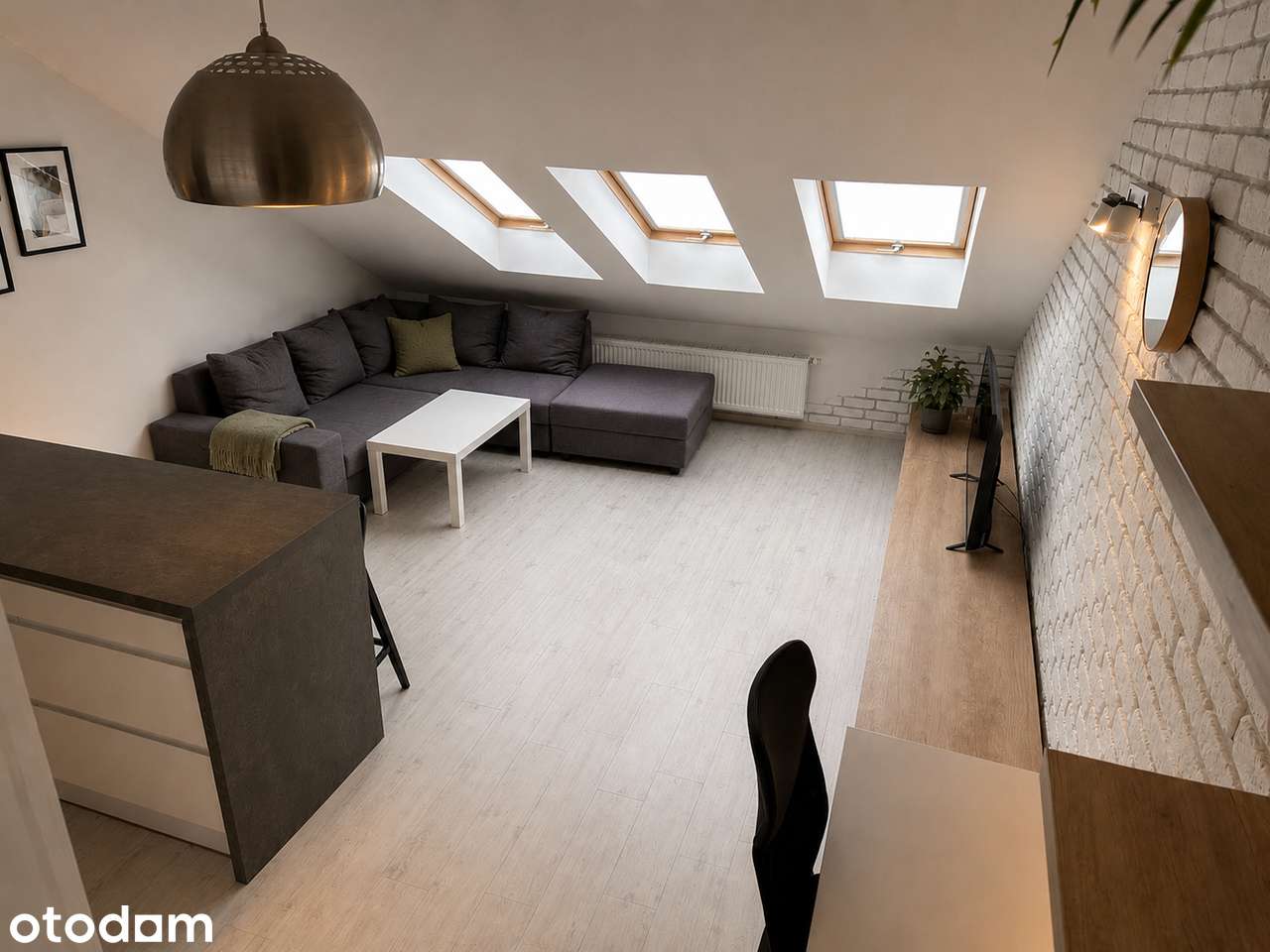Studio with Mezzanine by the Vistula | Elevator | A/C | Available Now