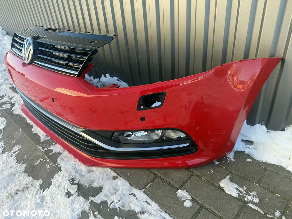 Vw Polo 6R Lift 6C Zderzak Przód Przedni Sprysk. PDC. LP3G 14-17 - 4