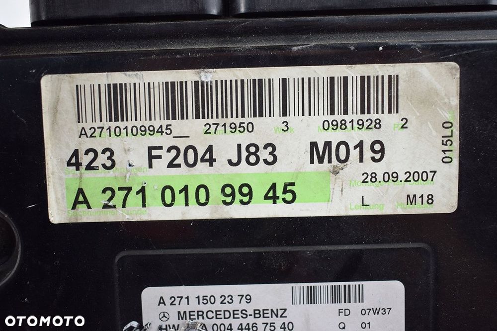 komputer * sterownik mercedes w204 a2710109945 - 3