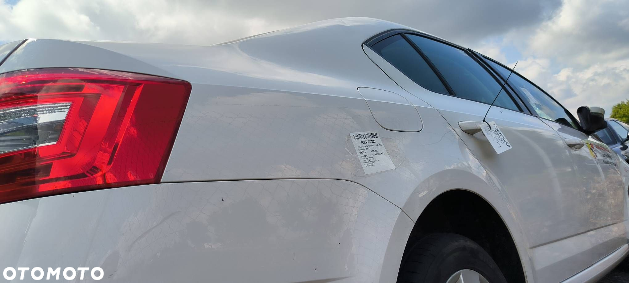 ĆWIARTKA BŁOTNIK PRAWY TYŁ SKODA OCTAVIA III WANNA LEWA - 4