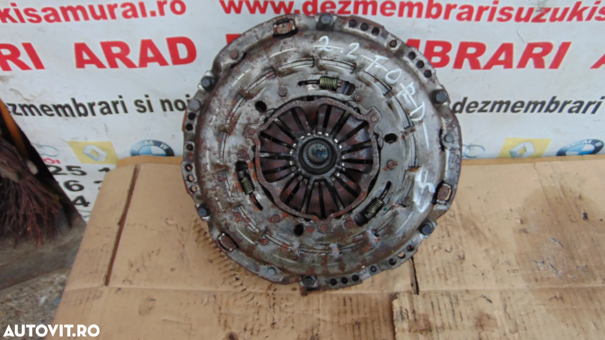 Volanta Ford Transit Custom 2.2 euro 5 Peugeot boxer Citroen Jumper placa presiune disc ambreiaj de - 9