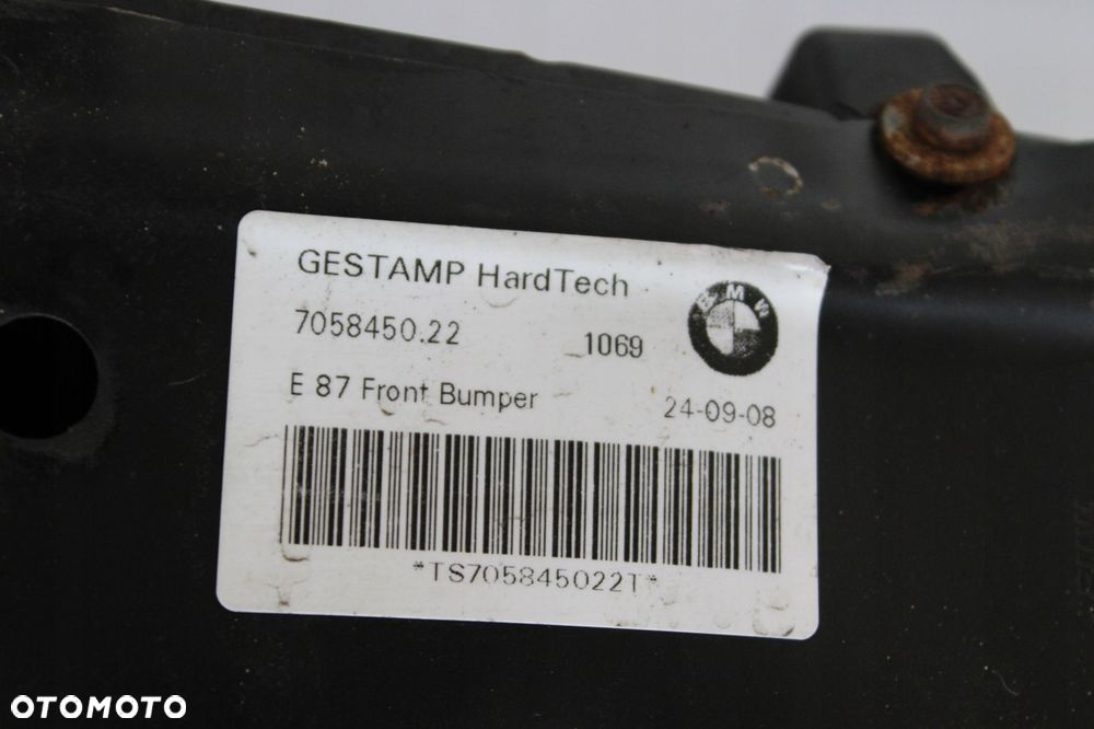 BMW E87 WZMOCNIENIE CZOŁOWE PAS PRZEDNI - 4