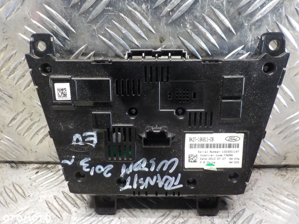 FORD TRANSIT CUSTOM PANEL NAWIGACJI RADIA BK2T-18K811-CB - 2