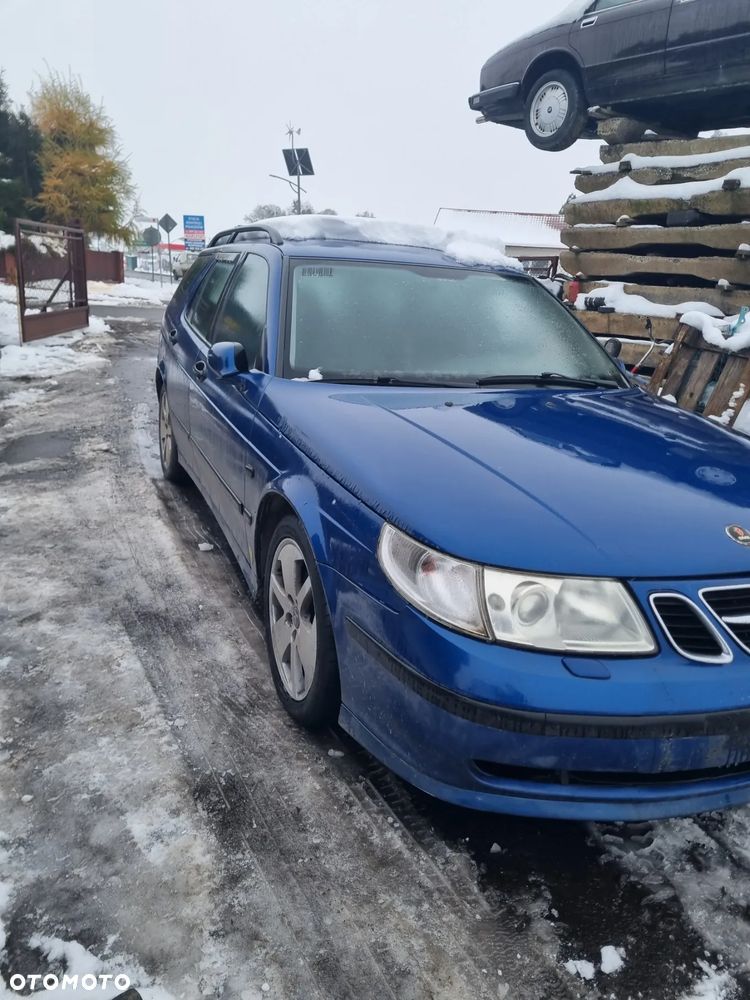 Saab 9-5 estate 2.0t B205E 2003r lakier 24-cosmic blue, automat, xenon na części - 2