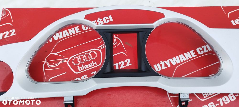 Ramka Osłona Licznika Srebrna Audi A6 C6 2009 Części Blask Gołdap - 3