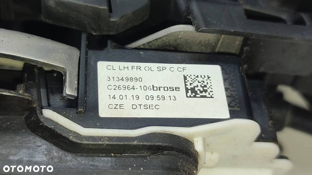 ZAMEK PRZÓD PRZEDNI LEWY DRZWI KLAMKA VOLVO V60 II EU 31349890 31462720 - 4