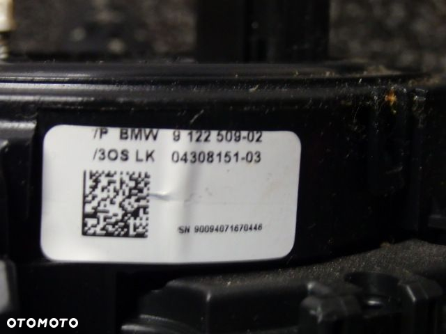 BMW E70 E84 E90 PAJĄK MANETKI CZUJNIK KĄTA SKRĘTU PRZEŁĄCZNIK ZESPOLONY 9122509  RAF-AUTO CZĘŚCI BMW - 5
