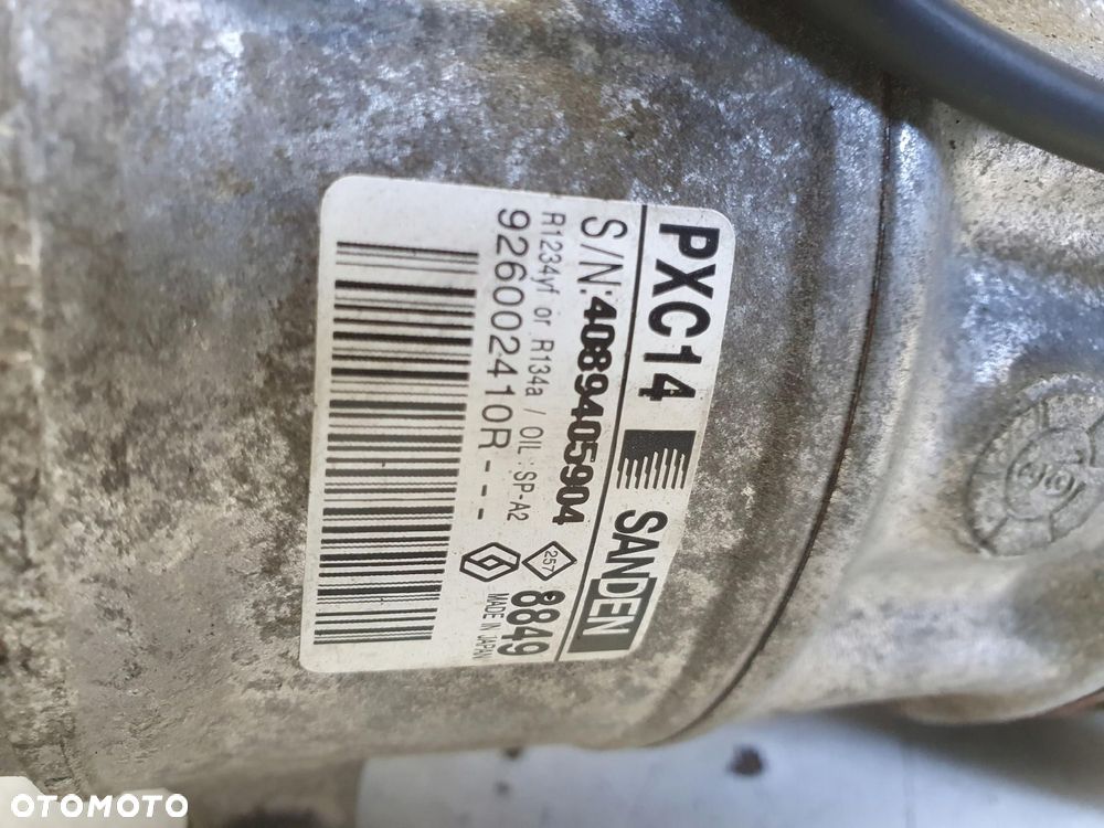 SPRĘŻARKA KLIMATYZACJI Renault Megane IV 1.5 dCi _ pompa 926002410R - 2