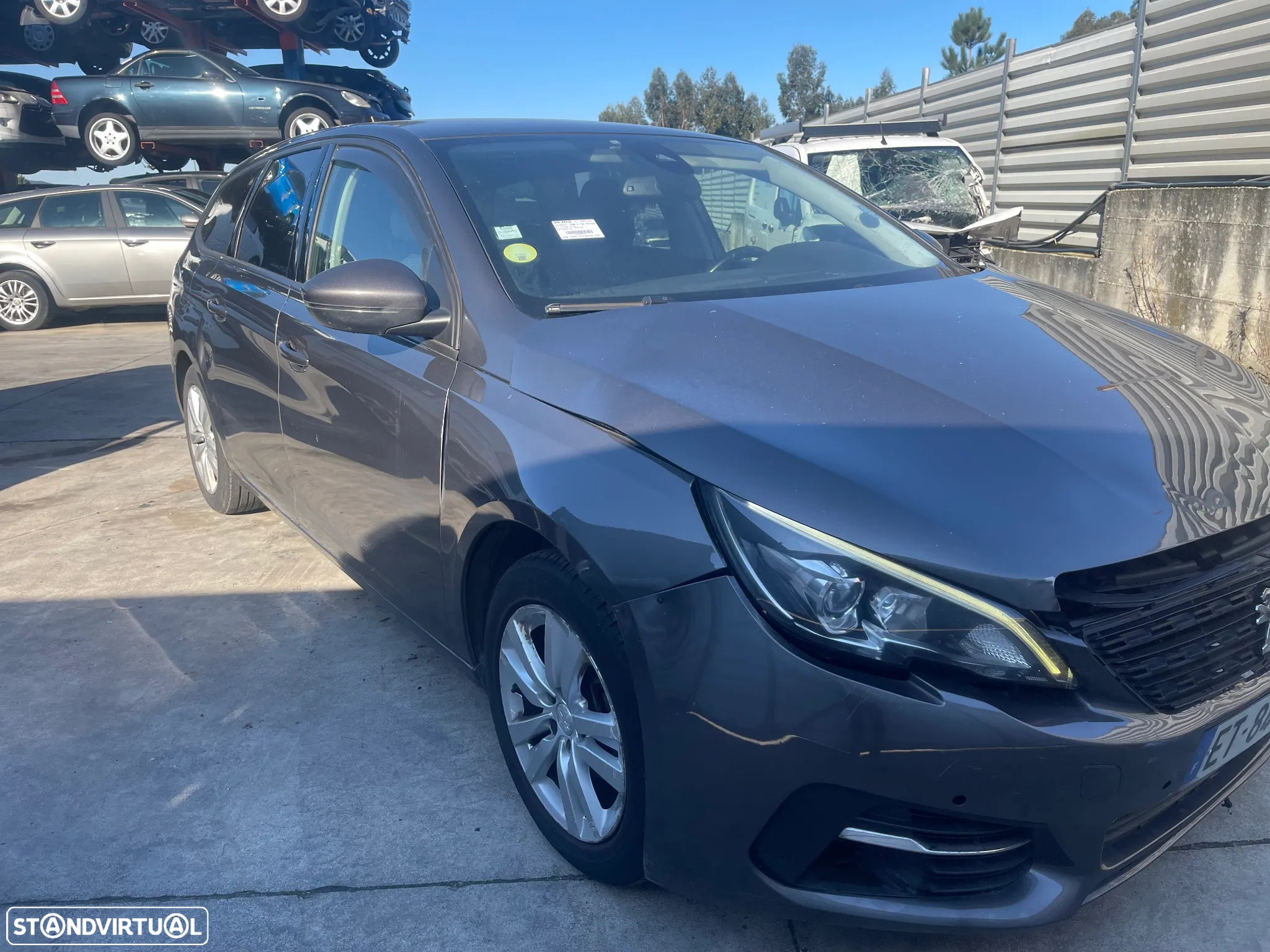 PEUGEOT 308 SW 1.6 BLUE HDI CAIXA AUTOMATICA DE 2018 PARA PEÇAS - 3
