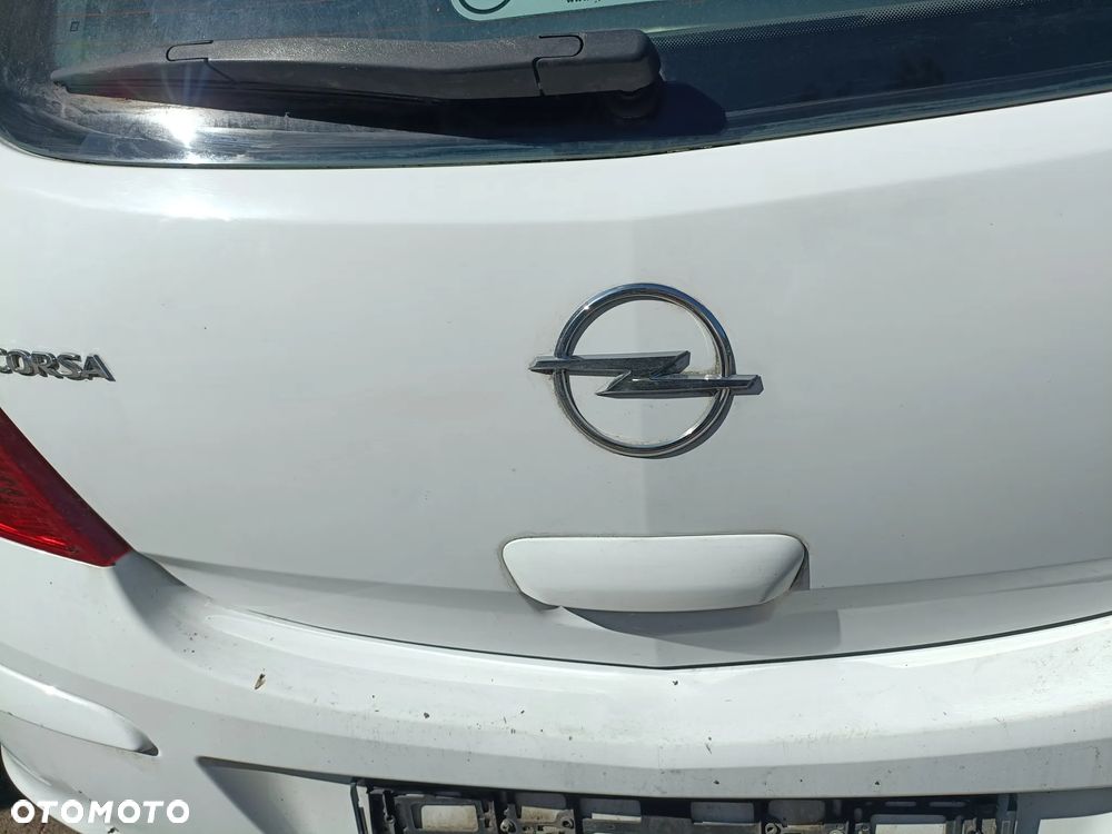 OPEL CORSA IV D 06-14 2010 r. 3D VAN Z474 klapa tylna bagażnika biała * - 5