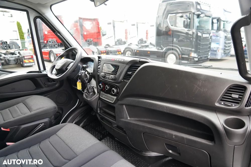 Iveco DAILY 35- 160 / KONTENER 4,3 M / WINDA DHOLLANDIA 750 KG / BLIŹNIAK / 3 MIEJSCA / SPROWADZONY / EURO 6 - 31