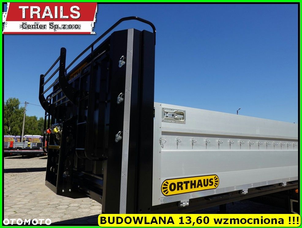 Orthaus Pokład 13,60 m, MOCNA KRATOWNICA, burty aluminiowe !!! - 23