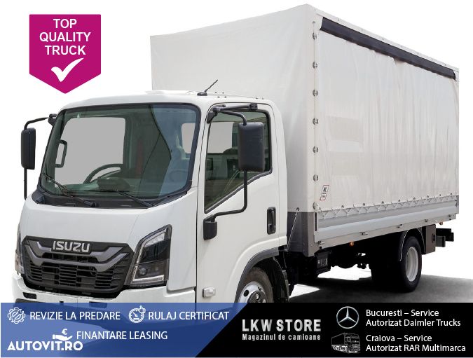Isuzu M27, Prelata Culisanta/ Curtain Side, NOU/NEW, TOP !!! - 1
