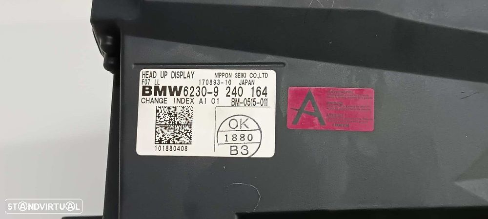 TELA/ECRÃ MULTIFUNÇÕES BMW SERIE 5 GRAN TURISMO (F07) 535D XDRIVE - 4