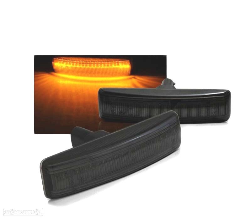 PISCAS LATERAIS LED LAND ROVER RANGE SPORT 2005/2012 SMOKE - 1