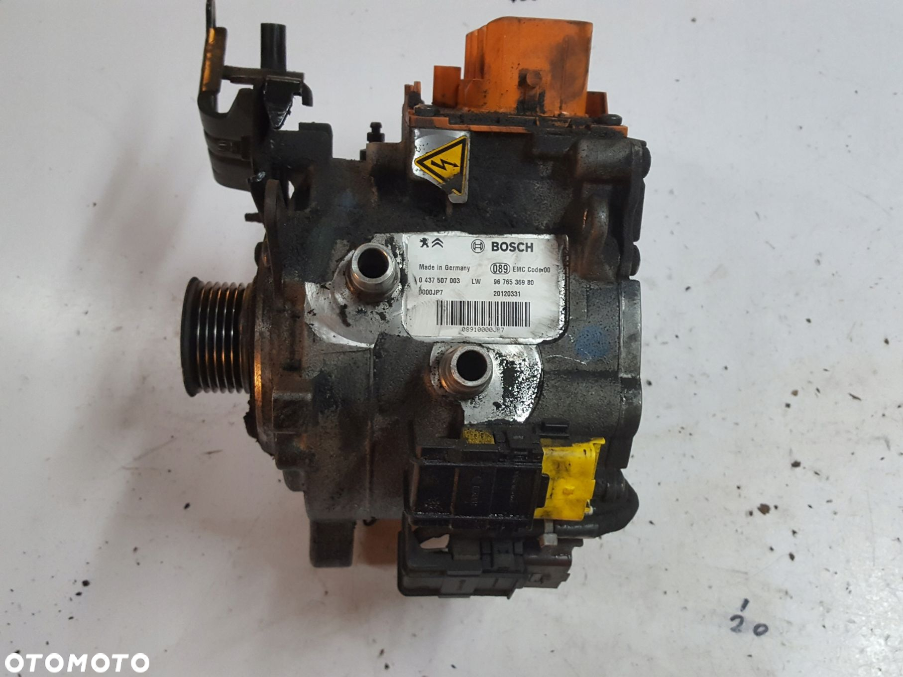 CITROEN DS5 11-15r 508 2.0 HDI HYBRYDA ALTERNATOR 9676536980 - 3