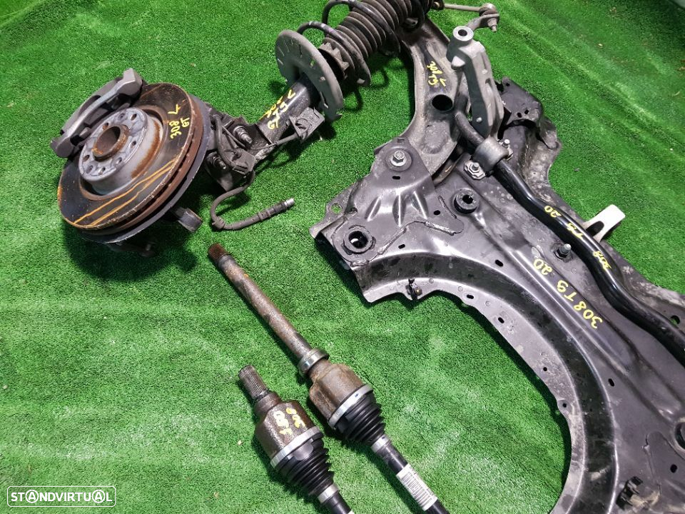 Suspensão Charrion charriot Manga de eixo Braços Transmissões Peugeot 308 II T9 HDI - 4