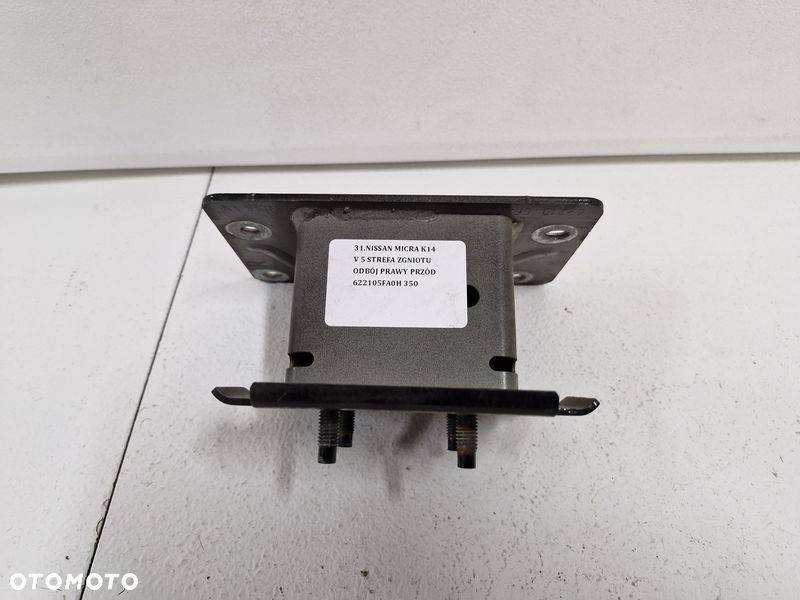 NISSAN MICRA K14 V 5 STREFA ZGNIOTU ODBÓJ PRAWY PRZÓD 622105FA0H - 2