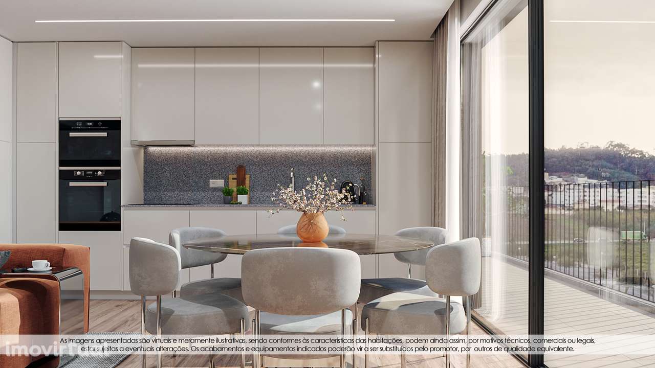 Excelente T2+1, NOVO, com Suite, Condomínio Fechado, Oliveira do Douro - Grande imagem: 4/23