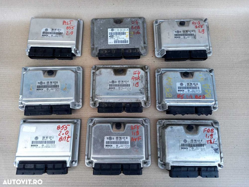 Skoda Fabia Octavia Vw Golf Polo Beetle Passat Seat, calculator ECU. - 3