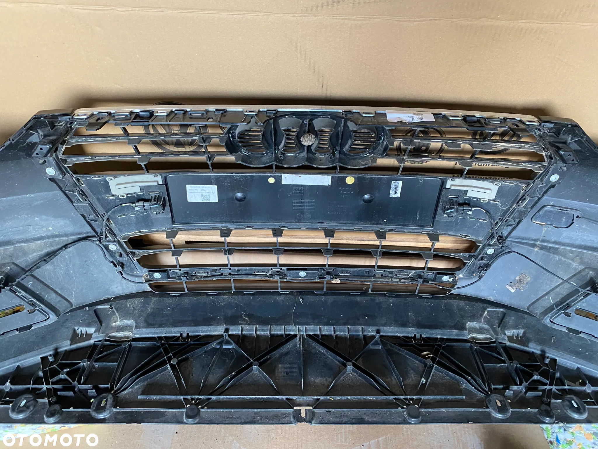 Audi A4 B9 8W kompletny przód maska lampy led zderzak błotnik w kolor LY9T OEOE - 19