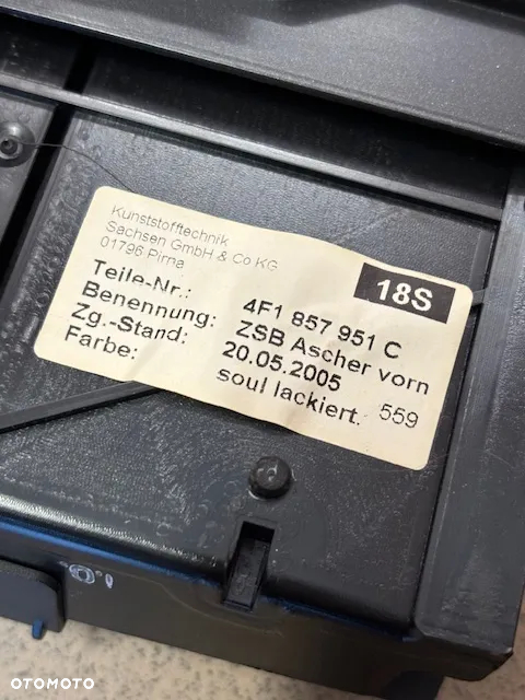 PANEL STEROWANIA MMI TUNEL ŚRODKOWY AUDI A6 C6 4F1862533A 4F1857951C 4F1864261 - 6