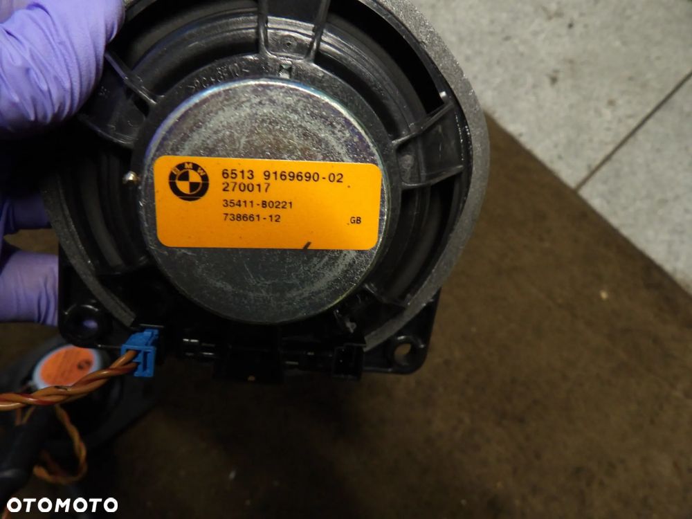 BMW - F12 - KOMPLET GŁOŚNIKÓW - DEMONTAŻ - ORYGINAŁ - 9169688  9169687  9226357  9169690  9169693  9184795 - 7