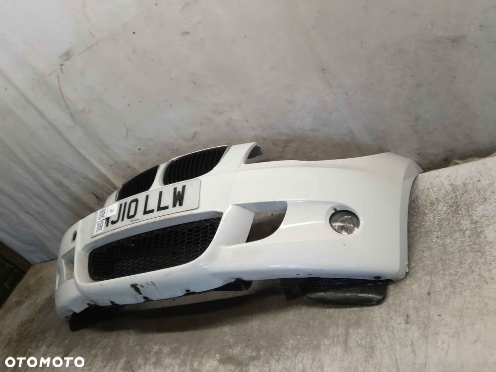 ^ ZDERZAK PRZÓD PRZEDNI DO BMW SERII 1 E87 M POWER M PAKIET ALPINWEISS BIAŁY HALOGENY - 3