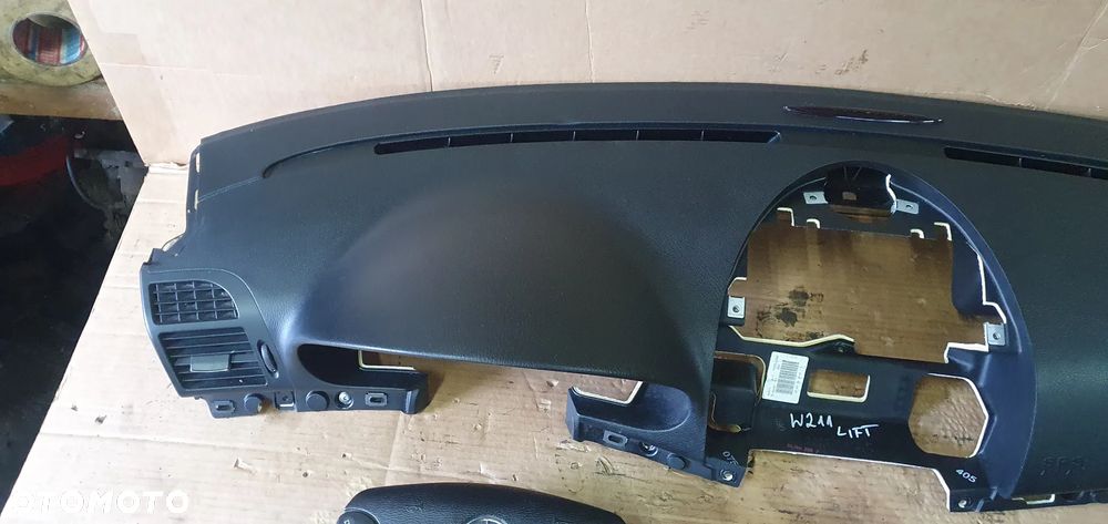 Konsola AIRBAG pasy poduszki sensor Mercedes E-Klasa W211 Lift - 3
