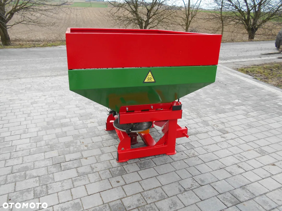 JANPOL siewka/rozsiewacz nawozów 600-1200l OD RĘKI ocynk/malowany - 4