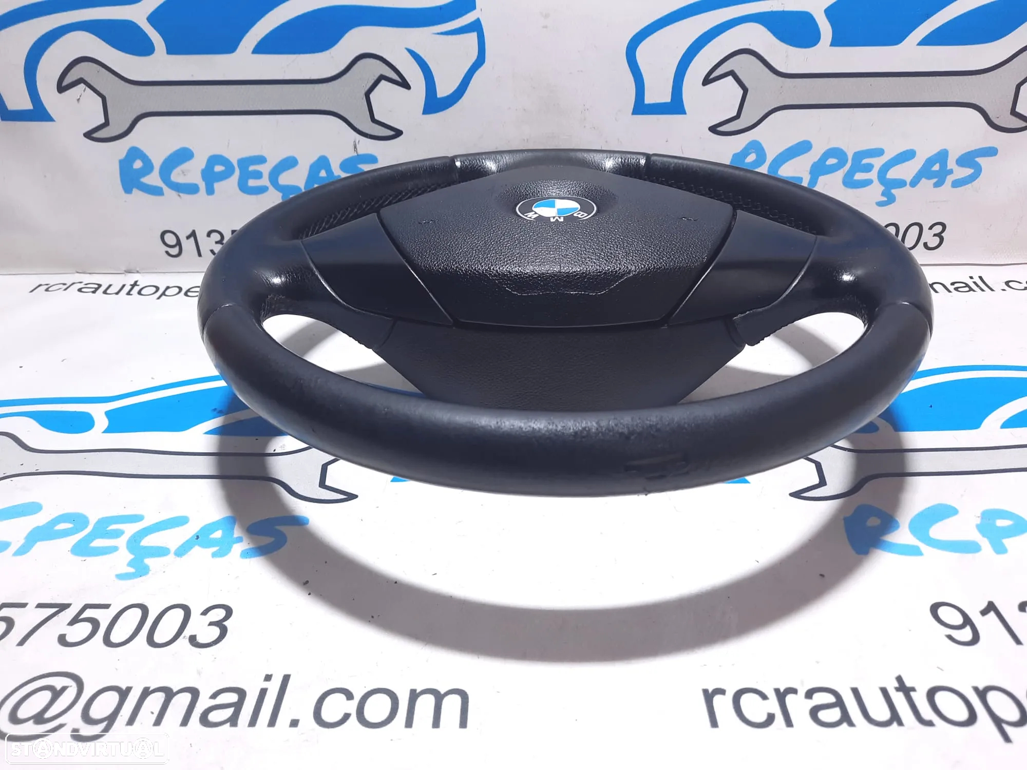 VOLANTE GUIADOR COMPLETO BMW SERIE 3 E90 SEDAN 32306771411 6771411 E91 TOURING E92 COUPE E93 CABRIO X1 E84 PELE AIRBAG - 5