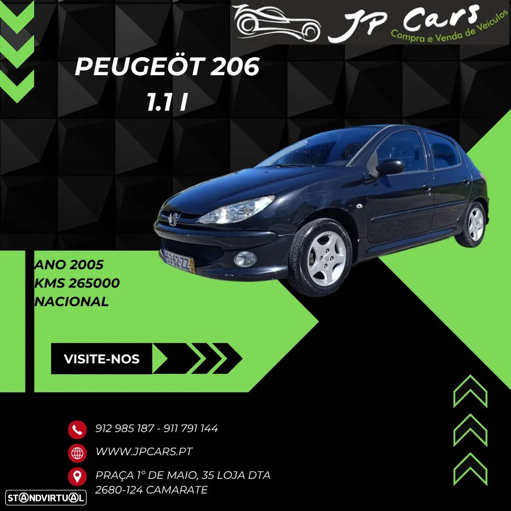 Peugeot 206 1.1 Black & Silver - 1