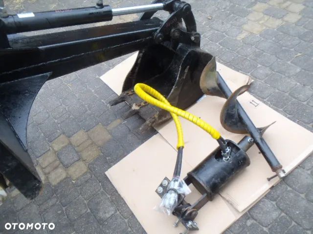 świder wiertnica obrotnica wiertło ramie kopiące łyżka kareta karetka bobcat jcb new holand catepilar - 11