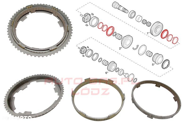 SYNCHRONIZATOR 1 2 BIEGU DUCATO JUMPER BOXER 06- - 1