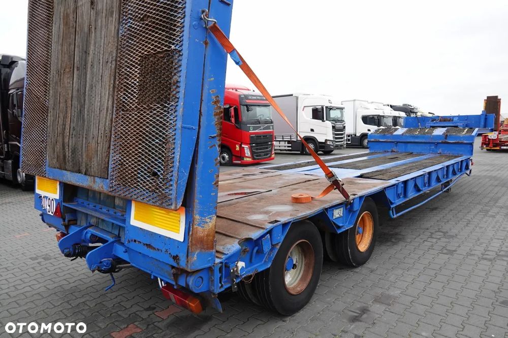 Kaiser LAWETA NISKOPODWOZIOWA / NAJAZDY HYDRAULICZNE / WCIĄGARKA / 2 OSIE / SPROWADZONA - 14