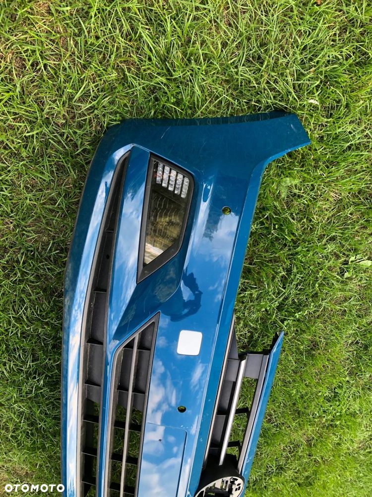 VW POLO 2G0 ZDERZAK PRZEDNI HALOGEN GRILL BELKA - 4