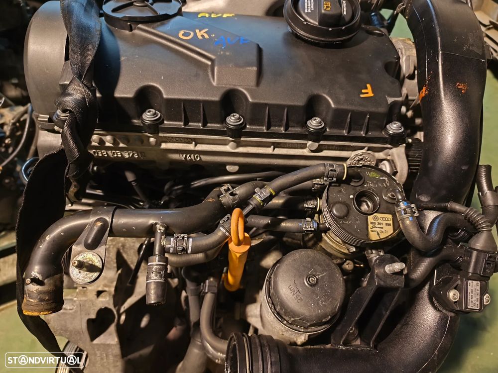 MOTOR AUDI A4 B6 / VOLKSWAGEN PASSAT B5.5 1.9TDI 130CV AVF / AWX - 1
