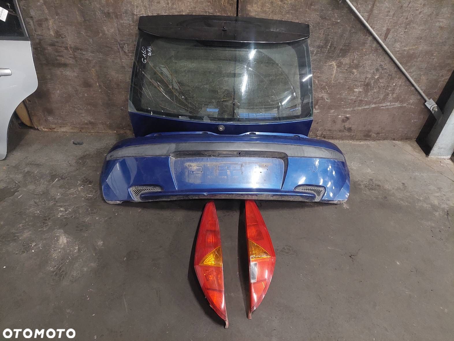 KOMPLETNY TYŁ KLAPA BAGAŻNIKA ZDERZAK TYŁ SX FIAT PUNTO II - 1