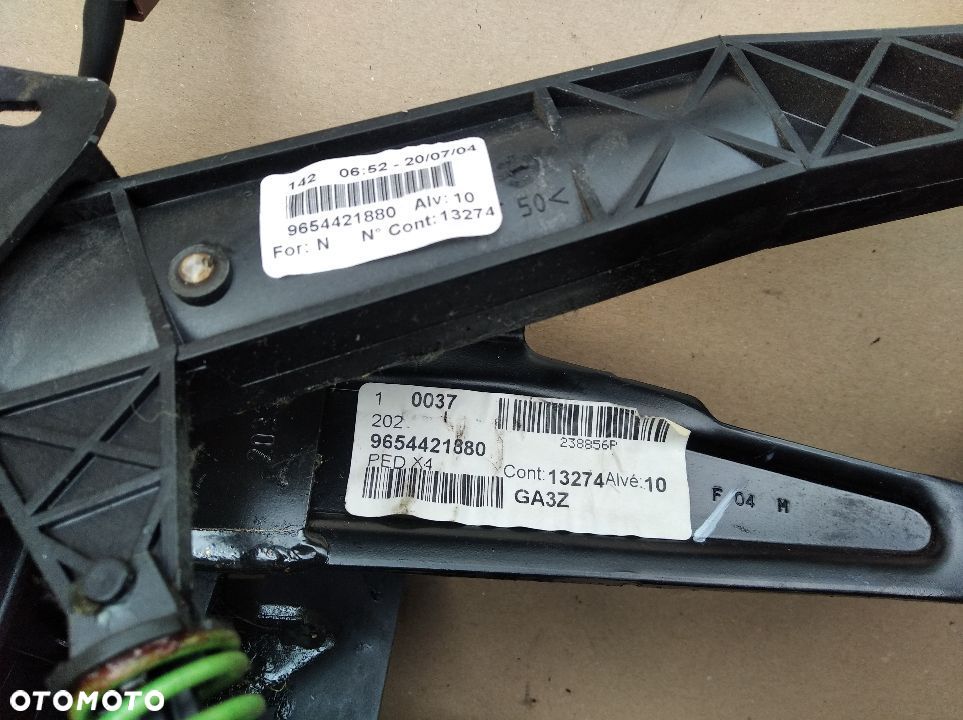 Citroen C5 I II pedal sprzegla hamulca 9654164980 - 3