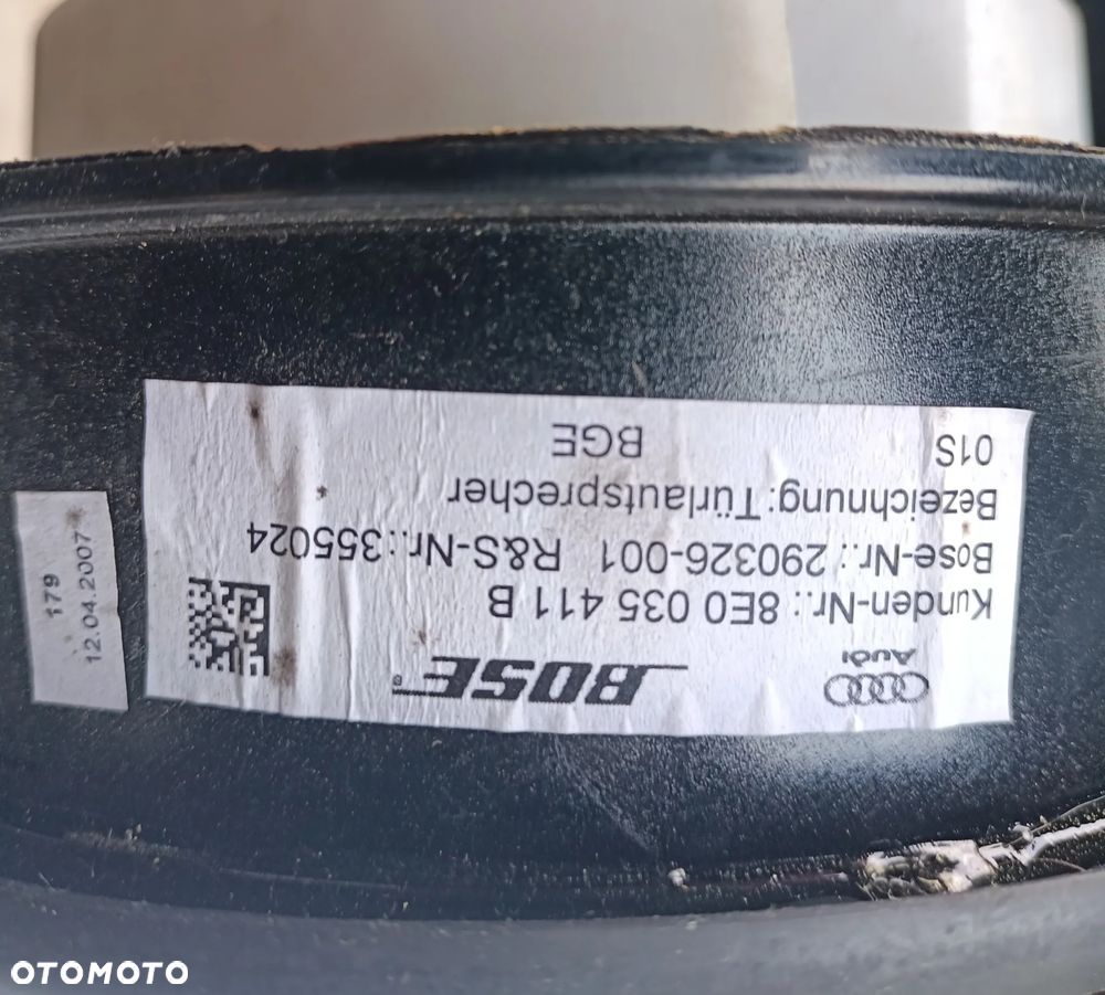 NAGŁOŚNIENIE BOSE -4X GŁOŚNIK ,WZMACNIACZ ,KRATKI -AUDI A3/8P - 10