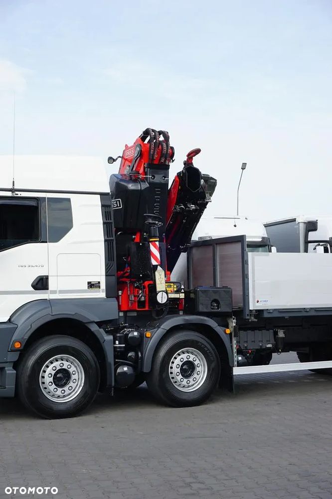 MAN TGS / 35.470 / E 6 / SKRZYNIOWY + HDS / FASSI F 545 / ŁAD. 13 105 KG / PILOT - 24