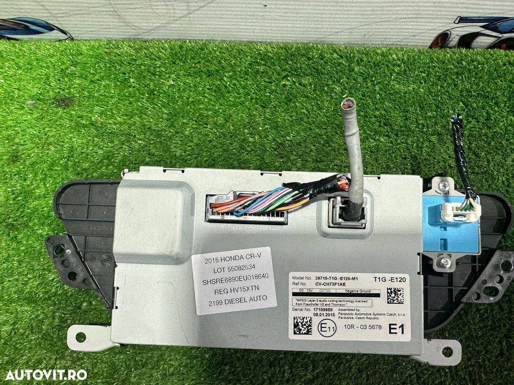 Display navigatie navi radio cd multimedia honda cr-v 4 39710-t1g-e120-m1, 17109989, cv-ch73f1ae - 2