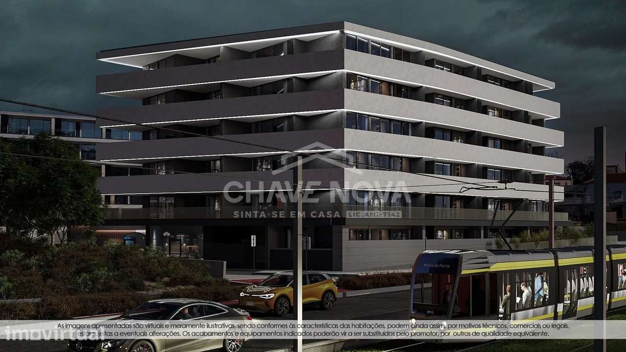 T2 Novo c/ Terraço e Lugar de Garagem em Santa Marinha (VL8) - Grande imagem: 3/28