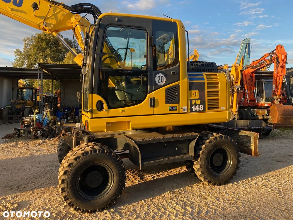 Komatsu PW148 -8, 5300 MTH, 2014 ROK, KRÓTKI TYŁ, Z NIEMIEC, - 10
