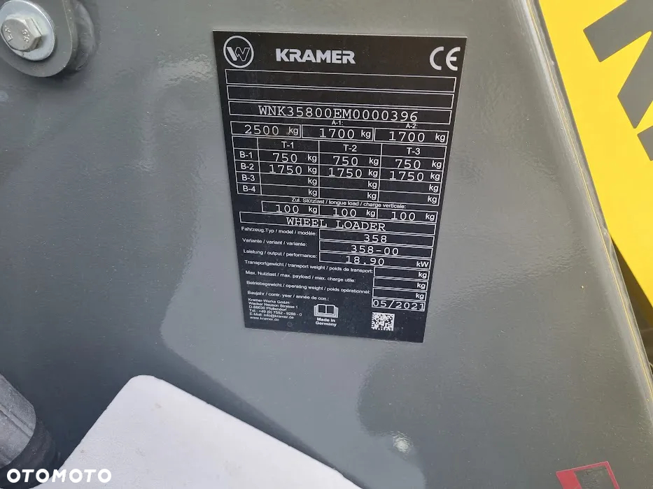 Kramer Ładowarka Kramer 5035 Miniładowarka łyżka + widły - 8