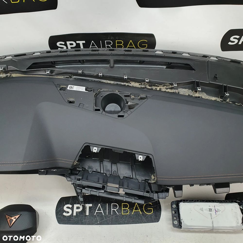CUPRA FORMENTOR DESKA ROZDZIELCZA KONSOLA KOKPIT PULPIT PODUSZKI AIRBAG AIR BAG PASY KURTYNY KIT SET - 3