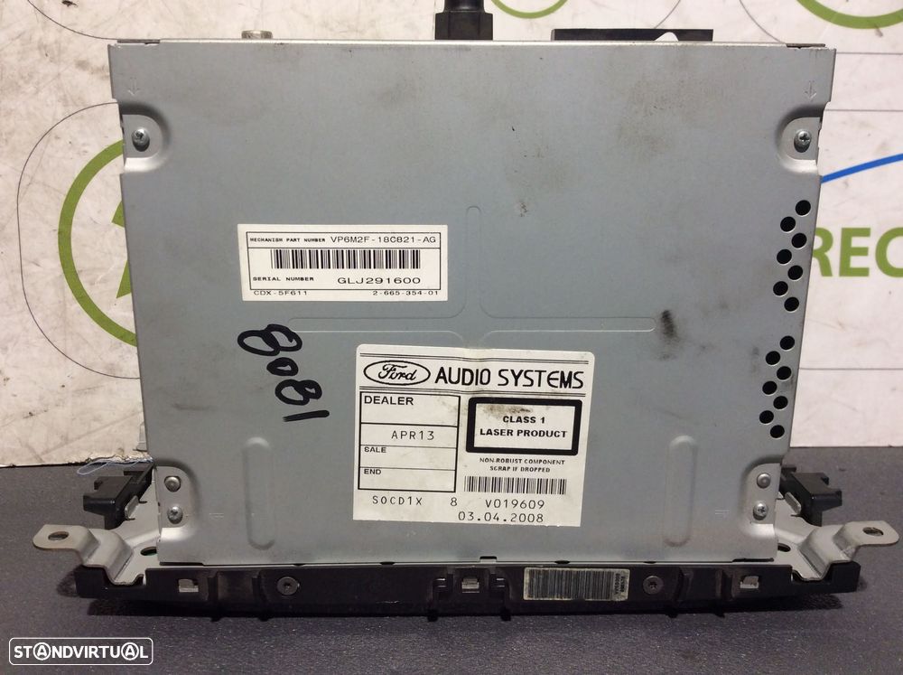 Radio Ford Focus VP6M2F-18C821-AG - 2