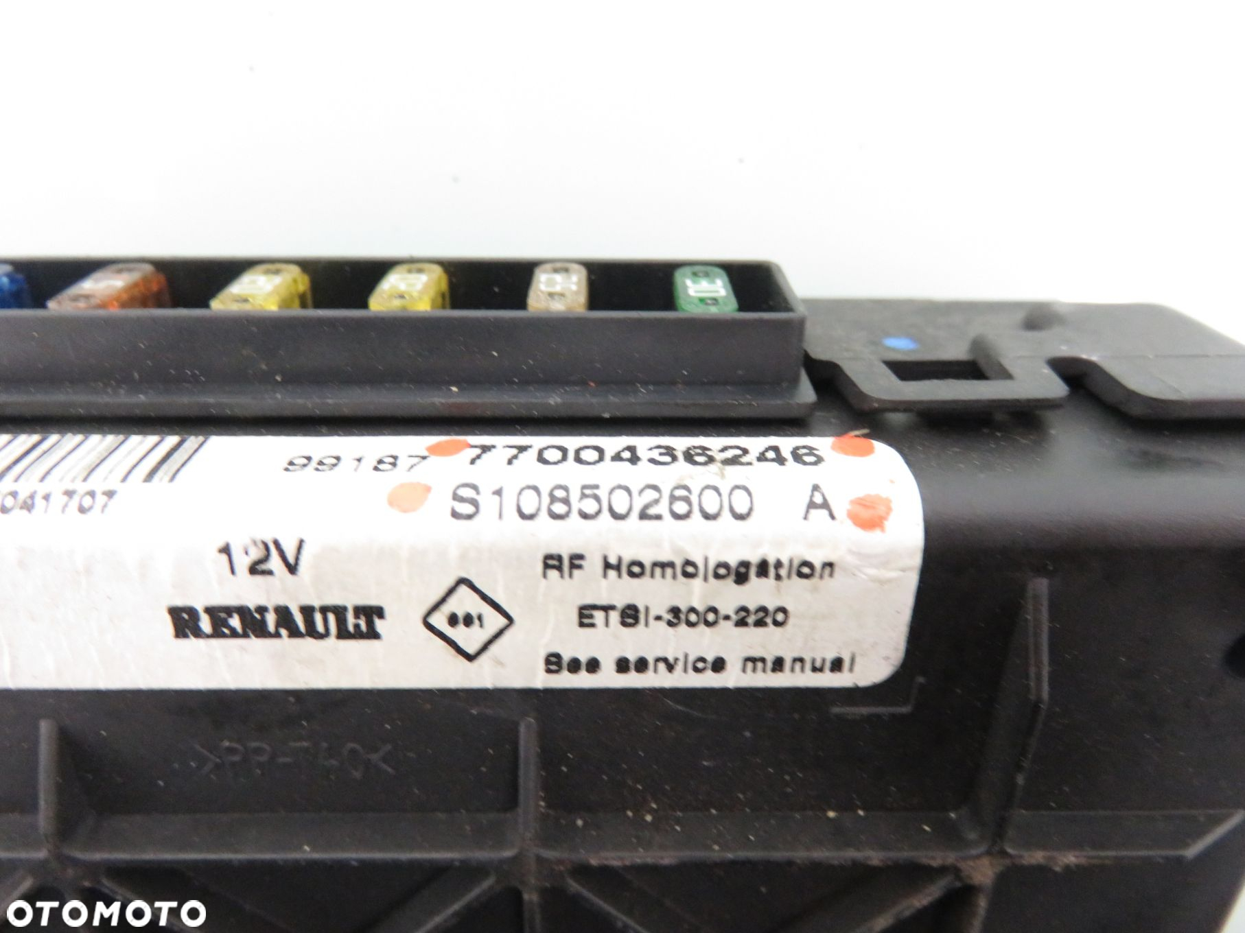 STACYJKA STEROWNIK RENAULT SCENIC I FL 1.4 16V 8200020950 S110030018 - 5